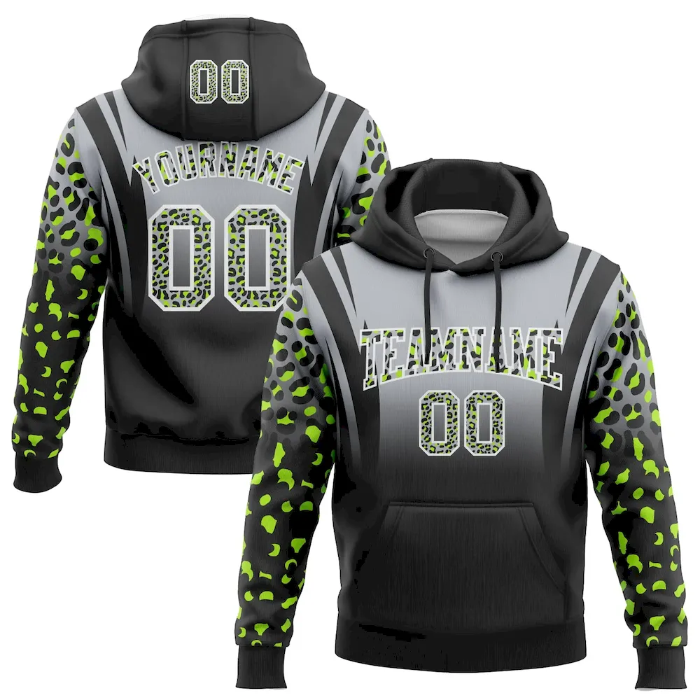 FadeFashion0729.webp Custom Stitched Gray Black-White Fade Fashion Leopard Print Sports Pullover Sweatshirt Hoodie - Image 1